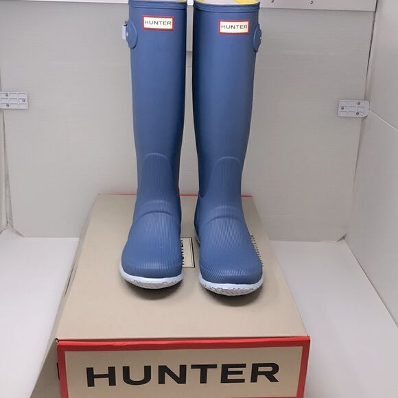 Hunter Original Tall Calendar Sole Rain Boots NEW in box Size US 7 - Picture 3 of 10